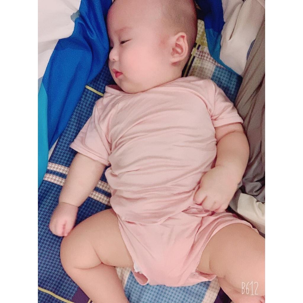 Bộ Minky Mom Quần Chip Cho Bé Chất Thun Lạnh Cao Cấp Siêu Mềm Siêu Mát