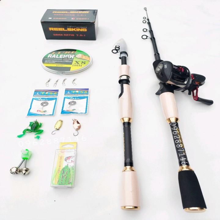 Bộ cần câu lure shimano rút catbon siêu khỏe