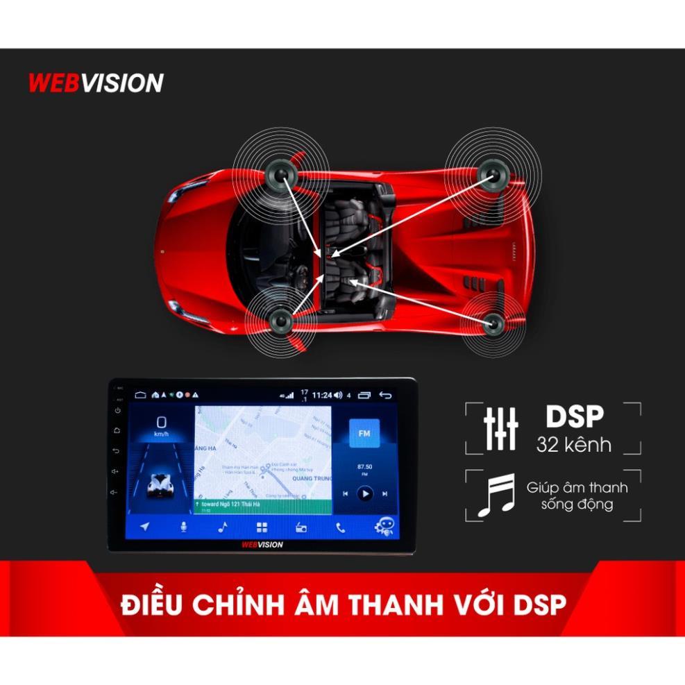 MÀN HÌNH DVD ANDROID WEBVISION X8 Pro DÙNG CHO XE Ô TÔ