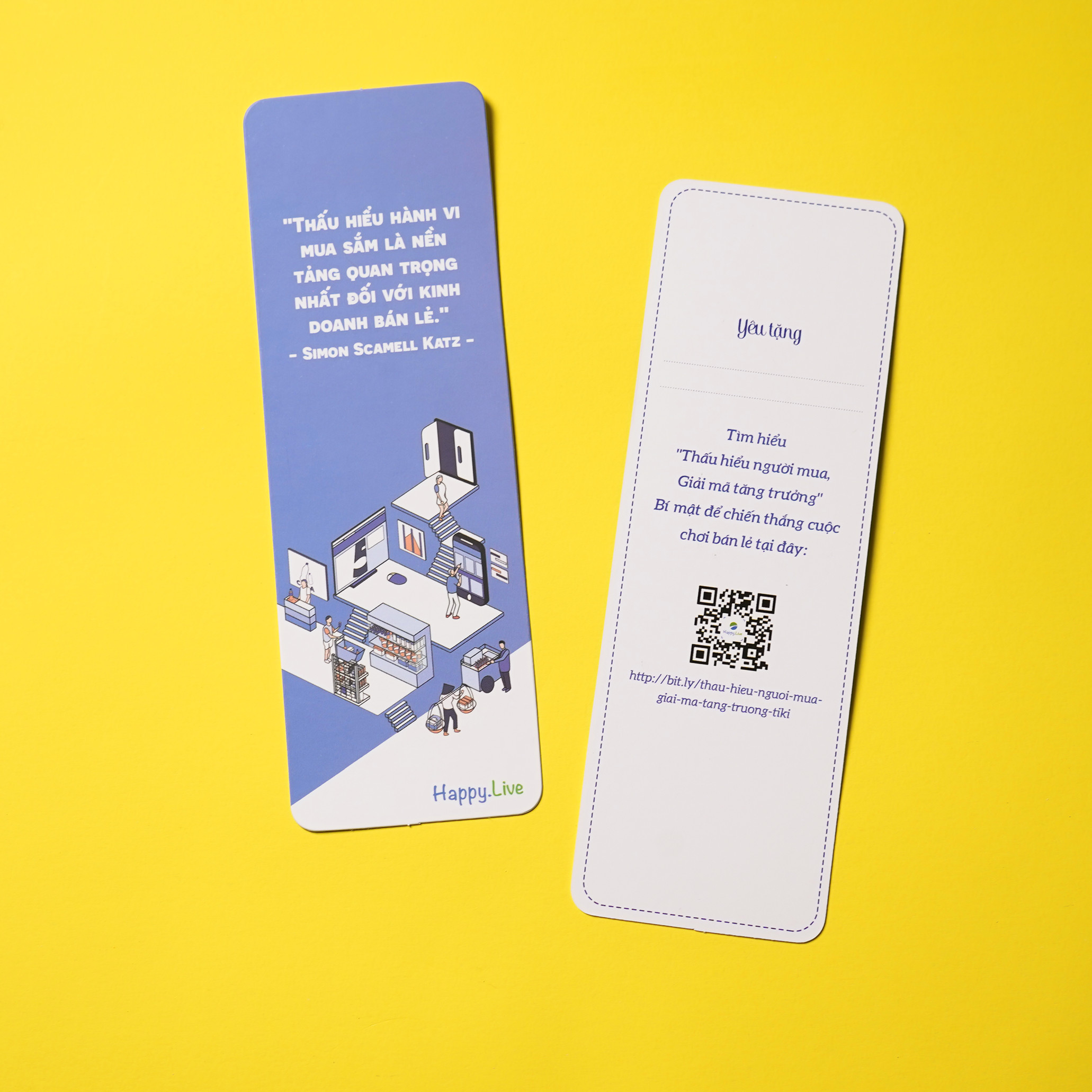 Bookmark Happy Live – Đầu tư, kinh doanh, phát triển bản thân (Giao mẫu ngẫu nhiên)