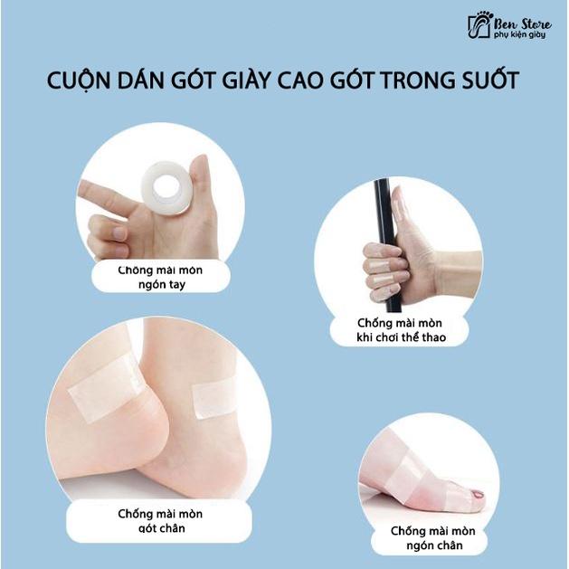 Cuộn Dán Gót Giày Cao Gót Trong Suốt chống mài mòn#got21