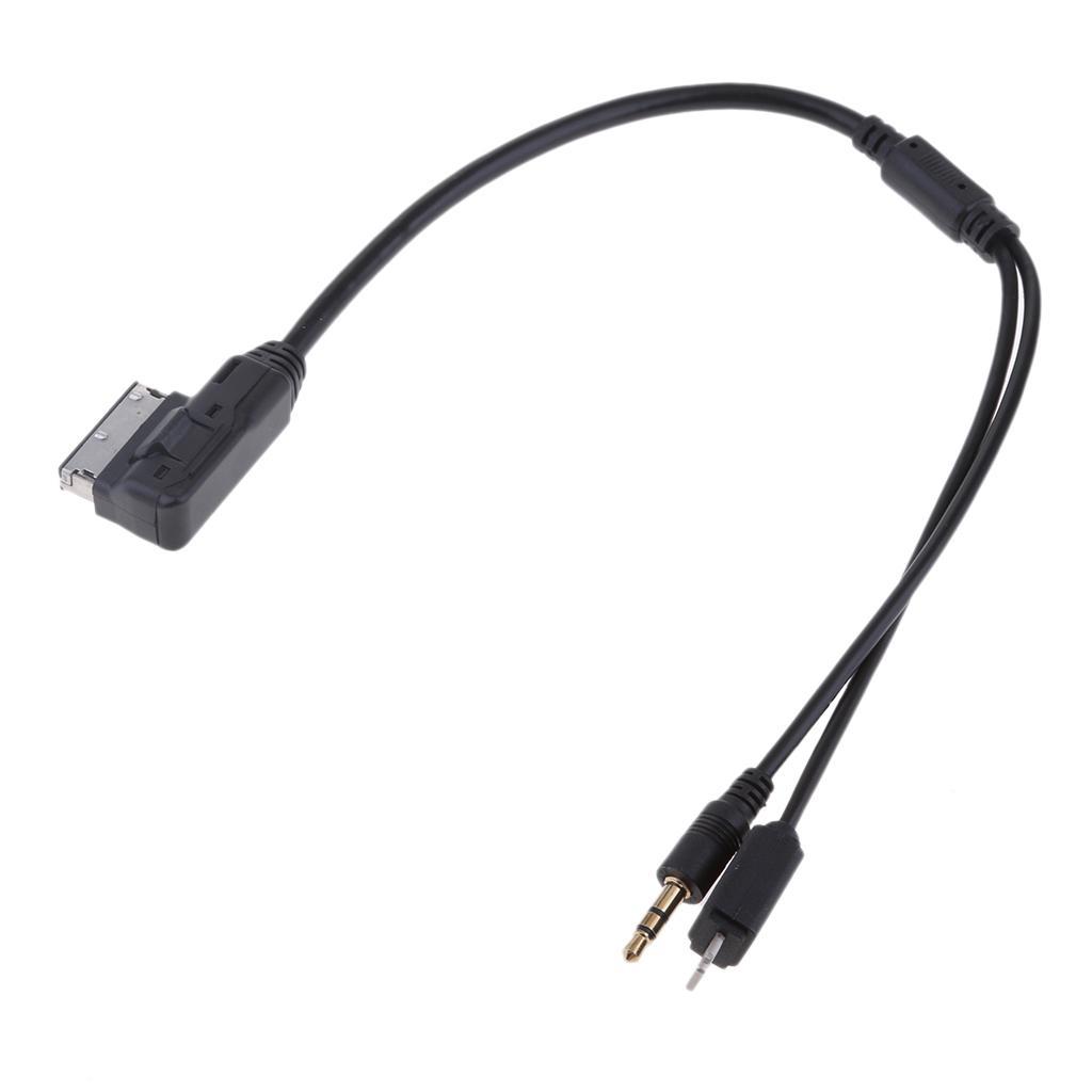 AMI 3.5mm AUX Adapter Charger Cord For IPod IPhone 5 6 Audi VW A3 A8 Q7