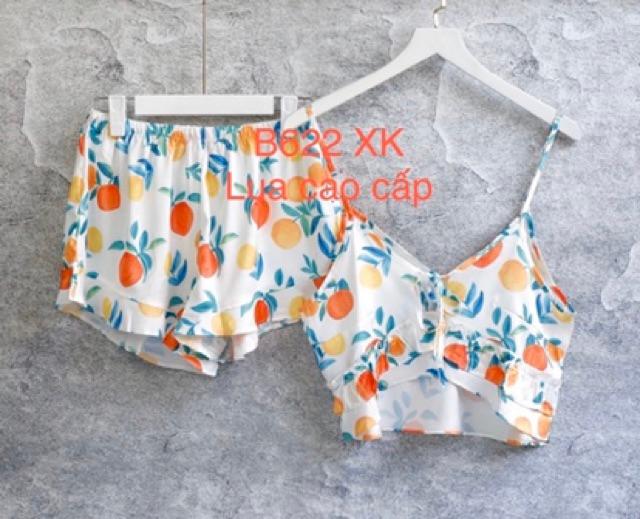 BỘ LỤA 2 DÂY HOẠ TIẾT CAO CẤP