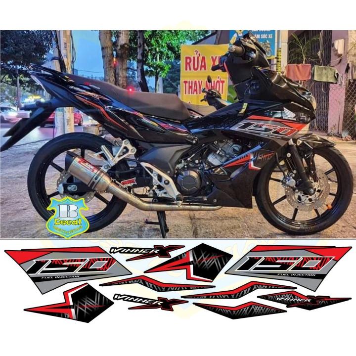 Tem rời winner X sọc đỏ đen