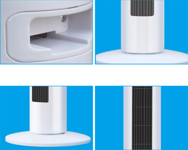 Quạt cây đứng gia đình BENTO xoay 90 độ, Quạt tuần hoàn không khí, quạt điện gia dụng, đầu lắc linh hoạt, có điều khiển, điều chỉnh chiều cao theo nhu cầu