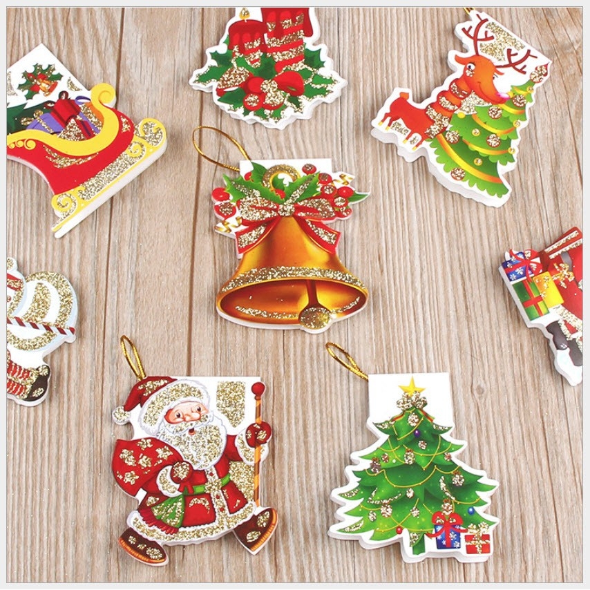 THIỆP NOEL- GIÁNG SINH nhỏ nhắn treo cây thông cực cute