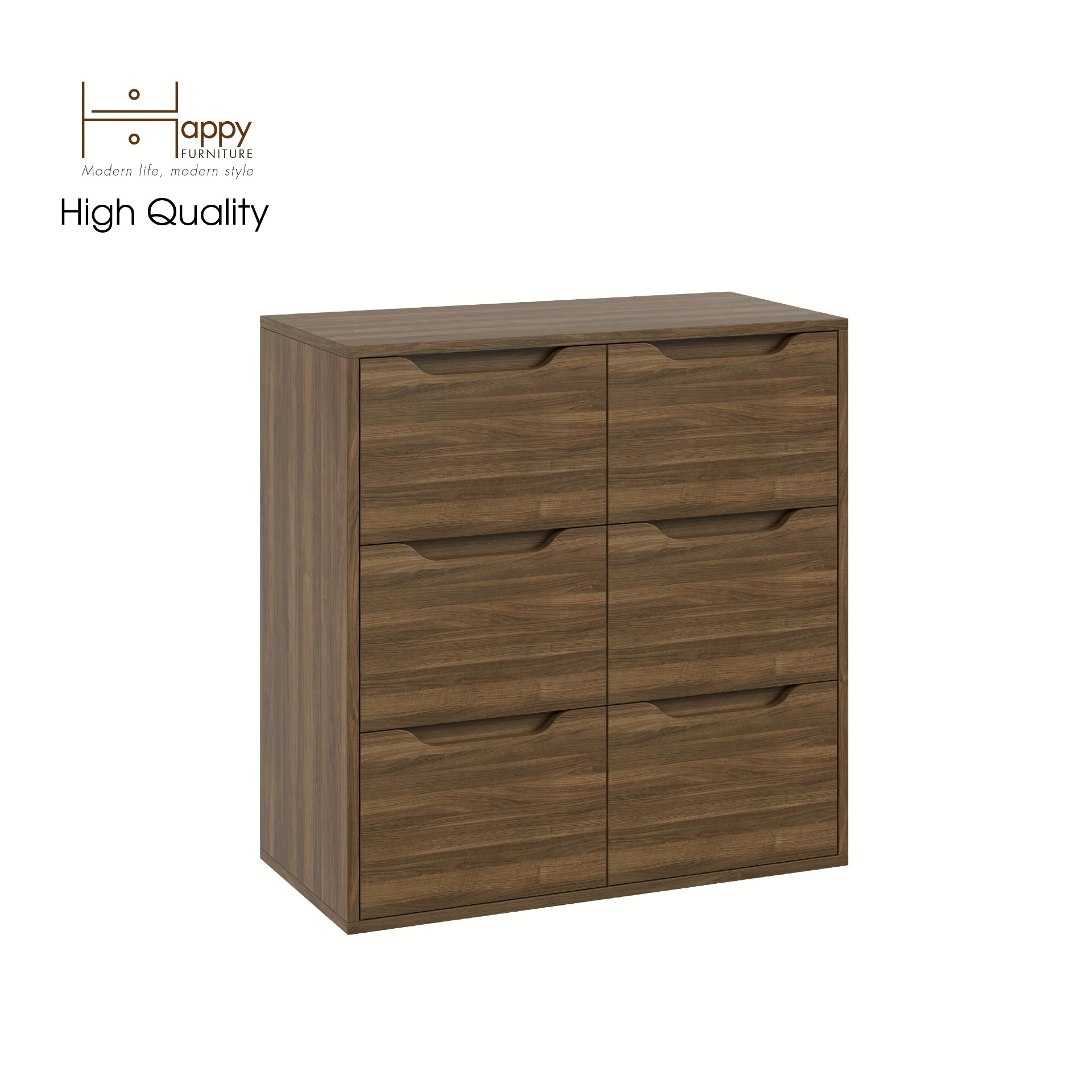 [Happy Home Furniture] ALEE, Tủ đựng đồ 6 ngăn kéo ,  80cm x 38cm x 82cm ( DxRxC), THK_035