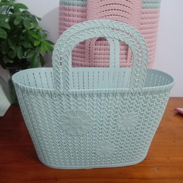 GIỎ ĐI CHỢ NHỰA DẺO MẪU MỚI 2019
