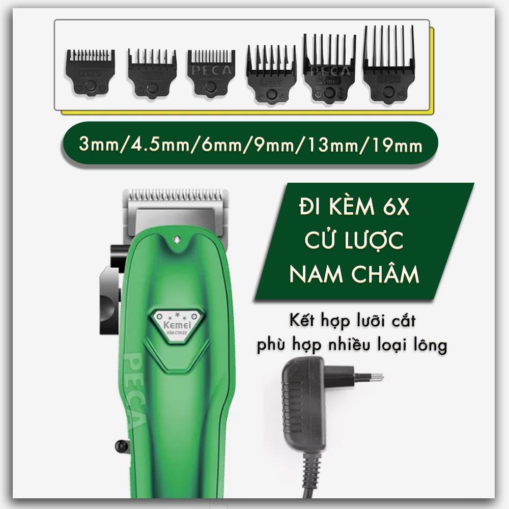 Tông đơ điện cắt tỉa lông thú cưng chuyên nghiệp Kemei KM-CW22 TẶNG kềm, lược chải lông, dũa móng và phụ kiện khác