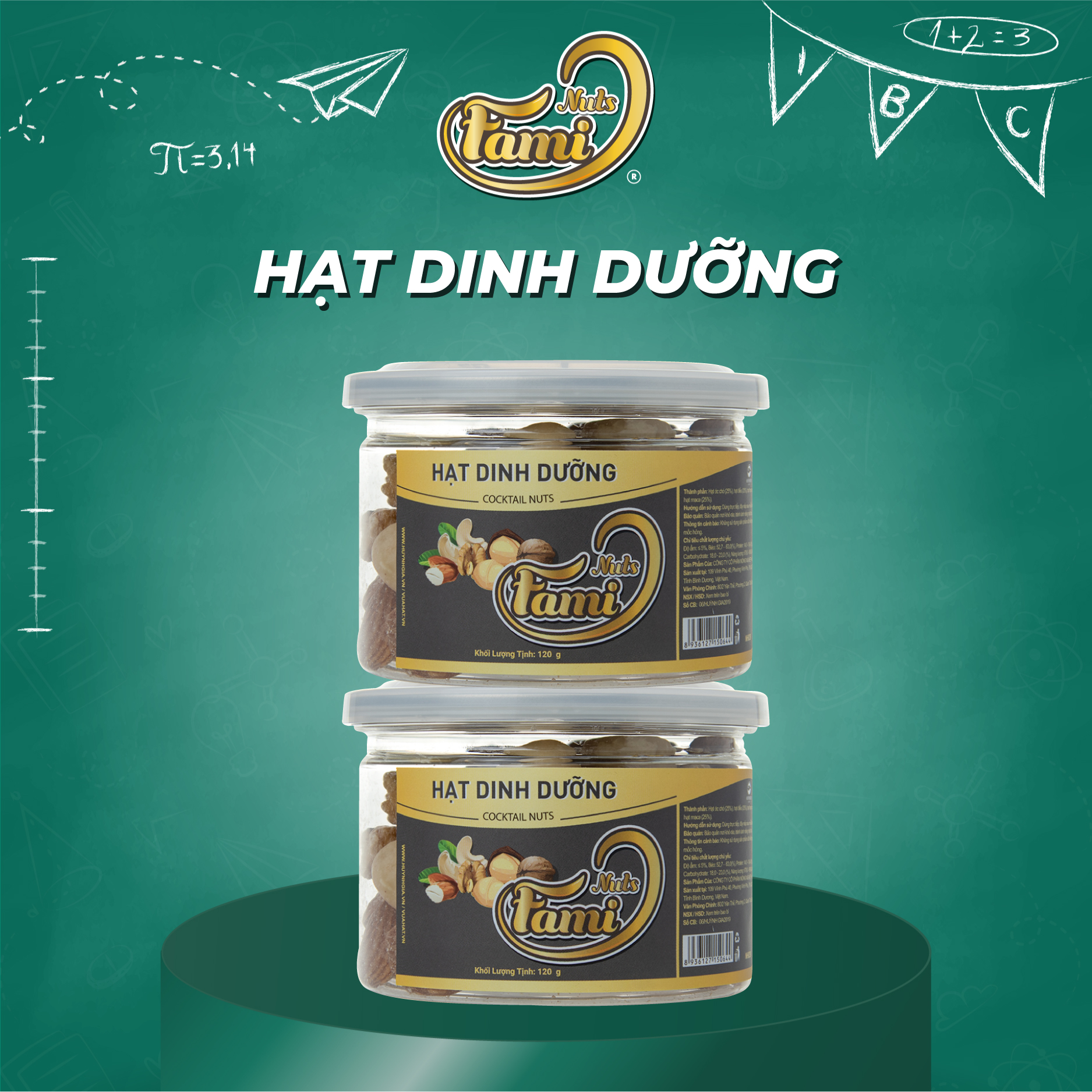 Hạt Dinh Dưỡng Fami Hũ (120g)