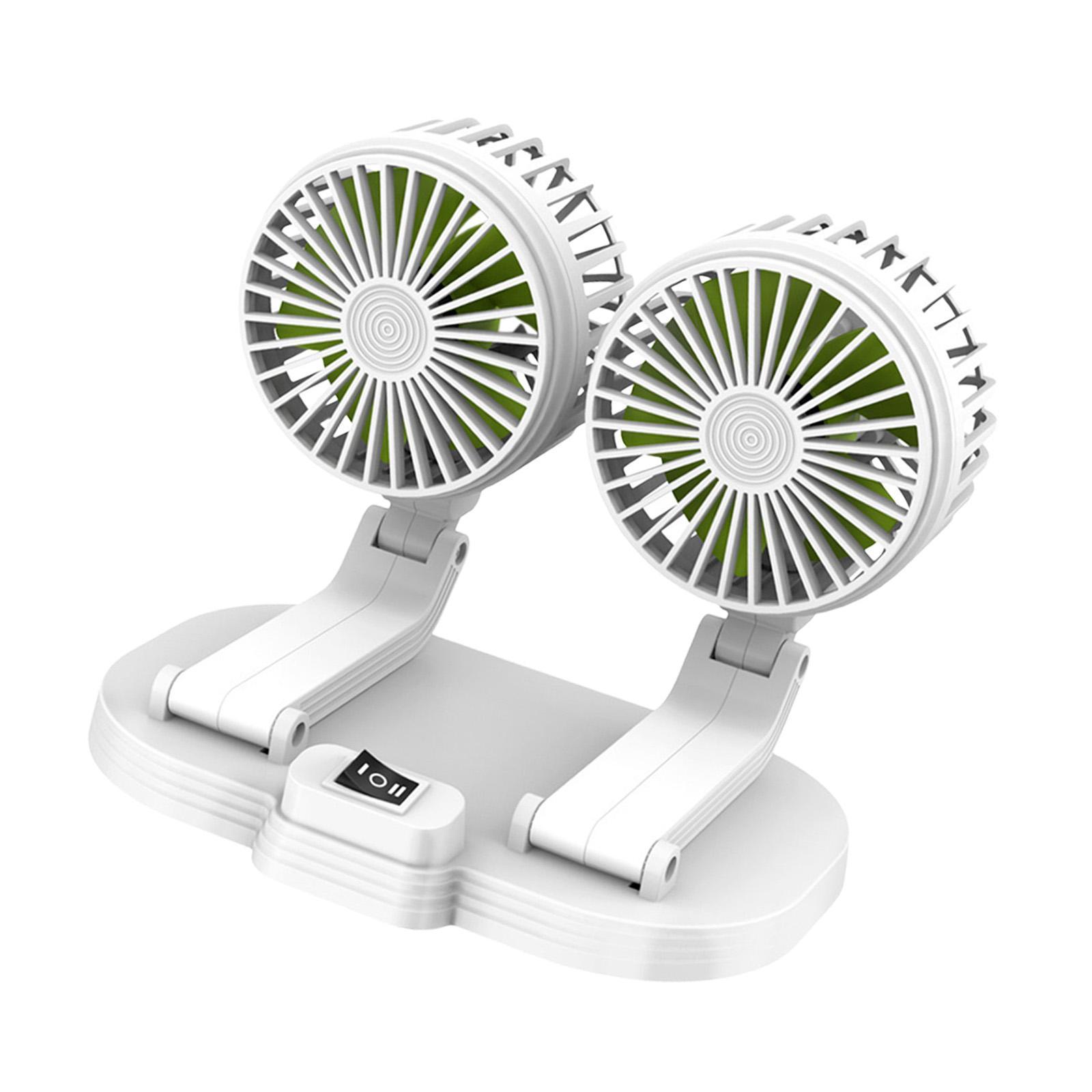 Car Fan Strong Wind Desk Fan Keep Air in and Cool Adjustable Multifunction Air Circulation Fan Auto Cooling Fan for Summer