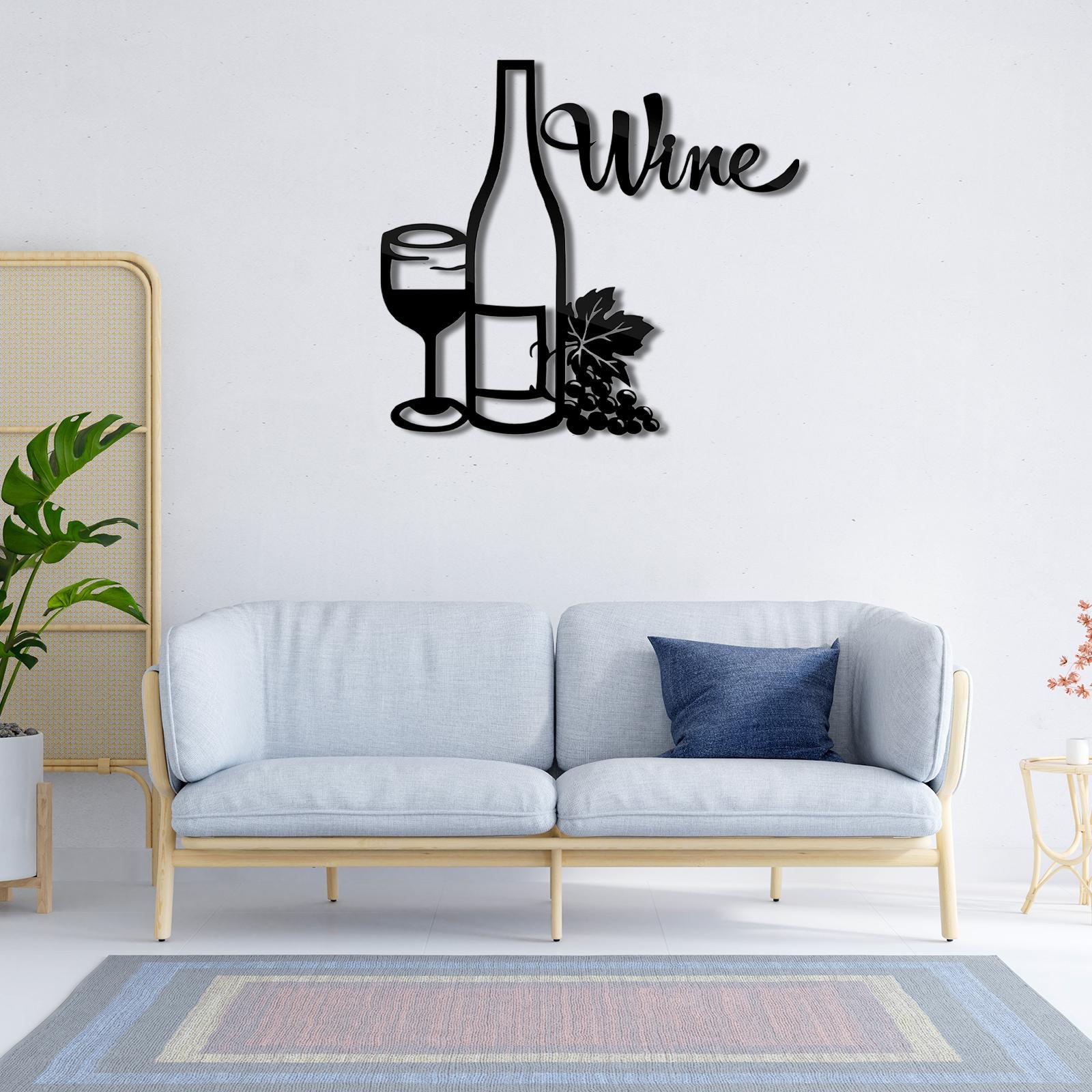 Metal Wall Decor Wall Hanging Sculptures for Office Restaurant Decoration