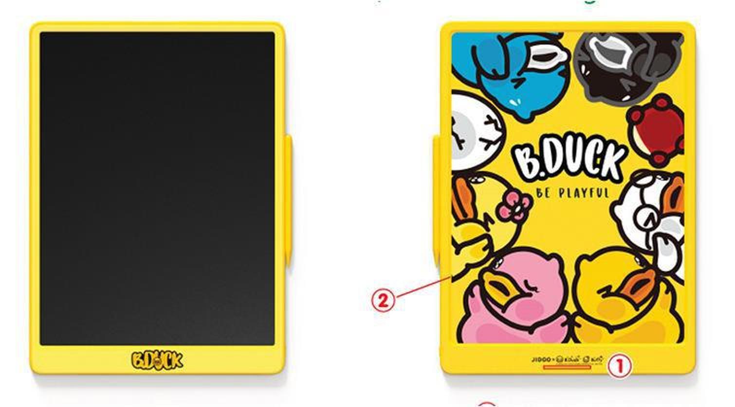 Ưu đãi tốt nhất B. Vịt con vịt nhỏ màu vàng dành cho trẻ em Bảng đen nhỏ Bảng viết tay LCD bảng vẽ bảng vẽ graffiti bảng viết điện tử