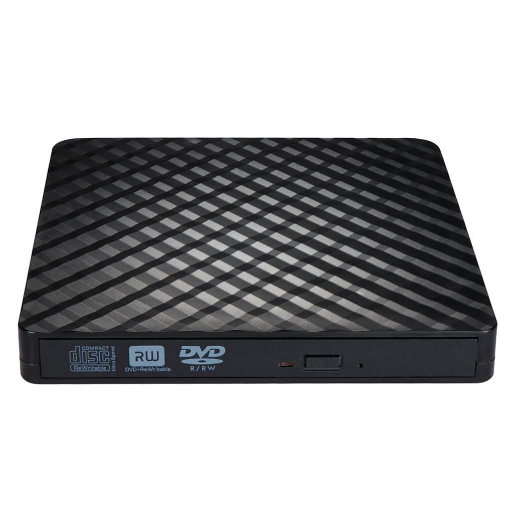 External USB 3.0 High- DVD Burner Optical Drive for Desktop Black
