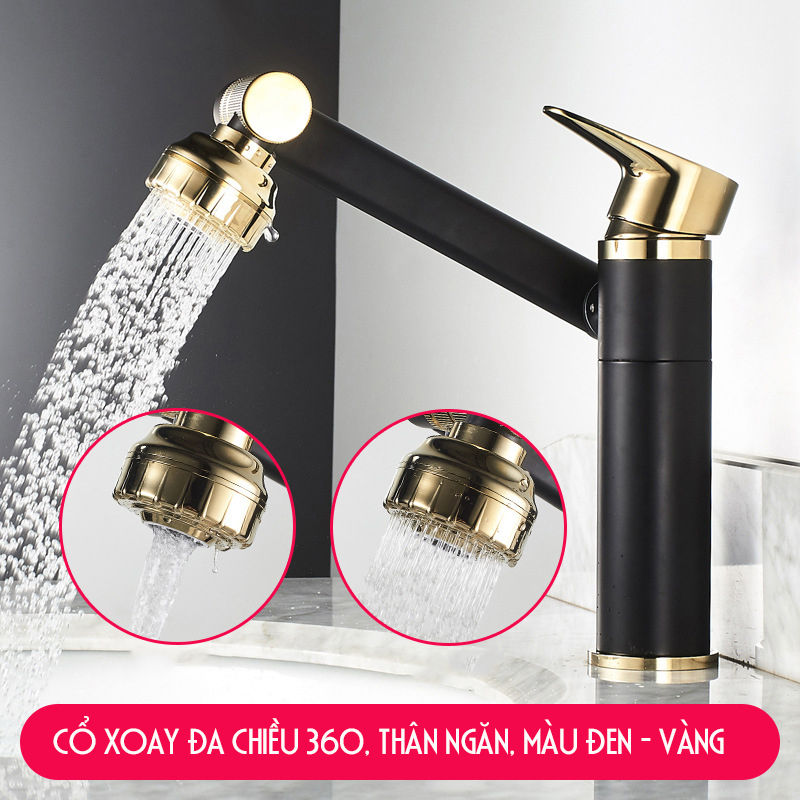 VÒI CHẬU RỬA MẶT LAVABO XOAY ĐA CHIỀU 360 ĐỘ SIÊU TIỆN DỤNG – XUẤT XỨ: Ý