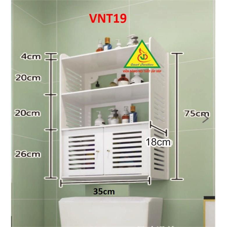 TỦ NHÀ TẮM CHỐNG THẤM NƯỚC VNT19 - NỘI THẤT LẮP RÁP