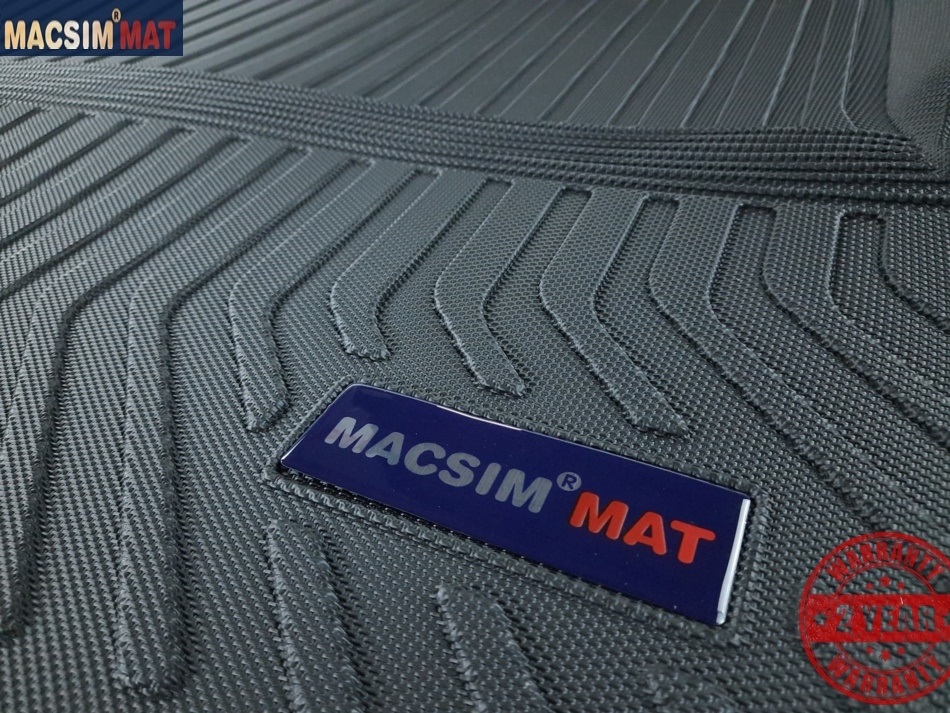 Thảm lót cốp xe ô tô Hyundai Santafe 5 chỗ 2017-đến nay nhãn hiệu Macsim hàng loại 2