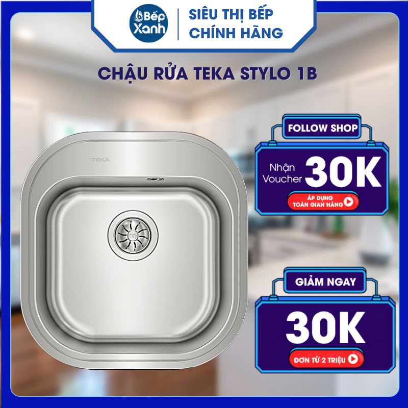 CHẬU RỬA TEKA STYLO 1B - Hàng Chính Hãng