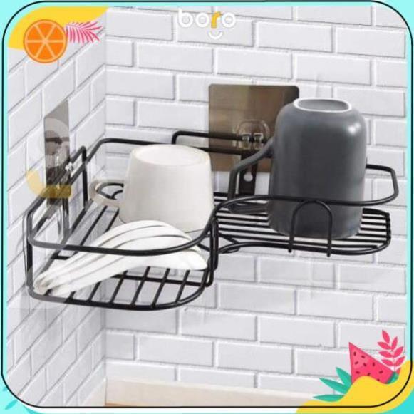 Kệ Để Đồ Góc Nhà Tắm Cao Cấp, Tặng Kèm Miếng Dán Tường Chịu Lực - SP123455