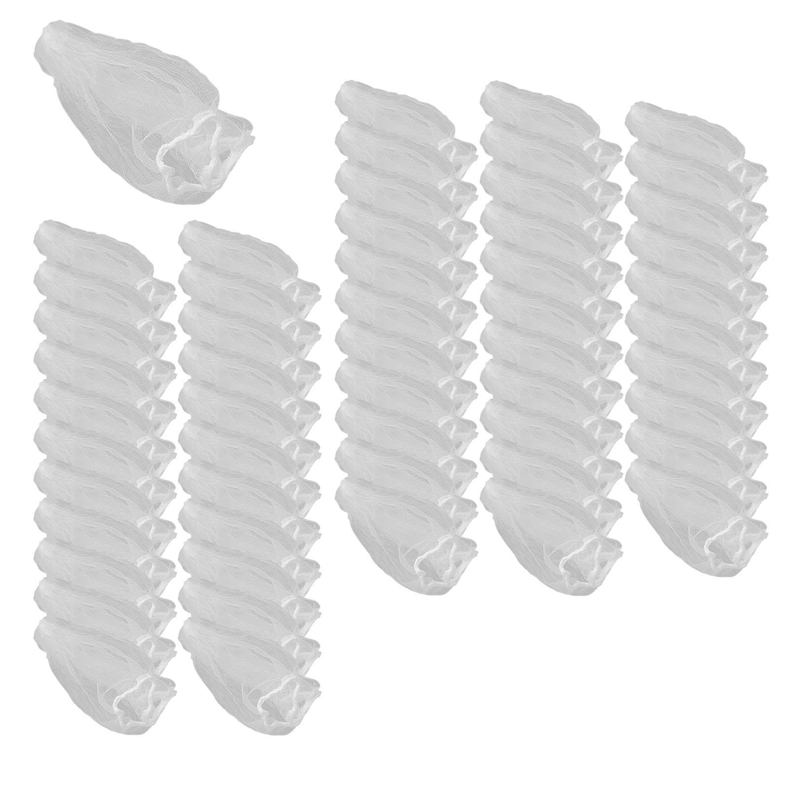 50x Sink Strainer Mesh Bag Floor drain Elasticity for Food Waste Kitchen