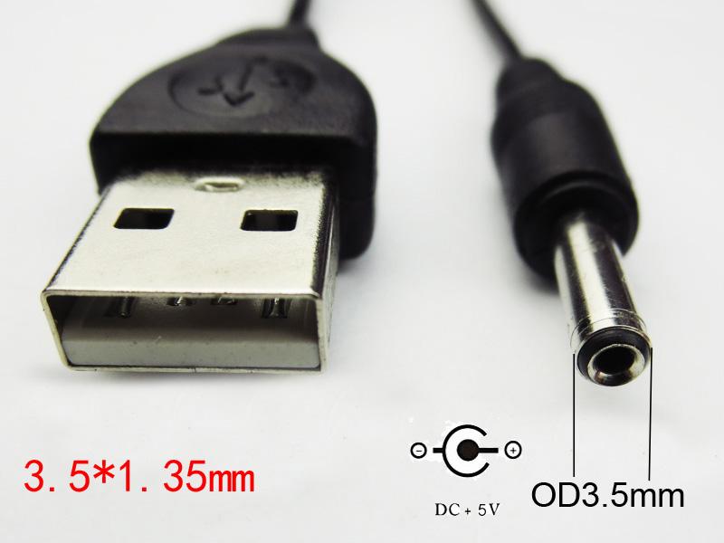 USB Sang DC Cáp Jack USB DC 2.0*0.6mm 2.5*0.7mm 3.5*1.35mm 4.0*1.7mm 5.5*2.1mm 5V DC Thùng Jack Kết Nối Cáp Nguồn USB