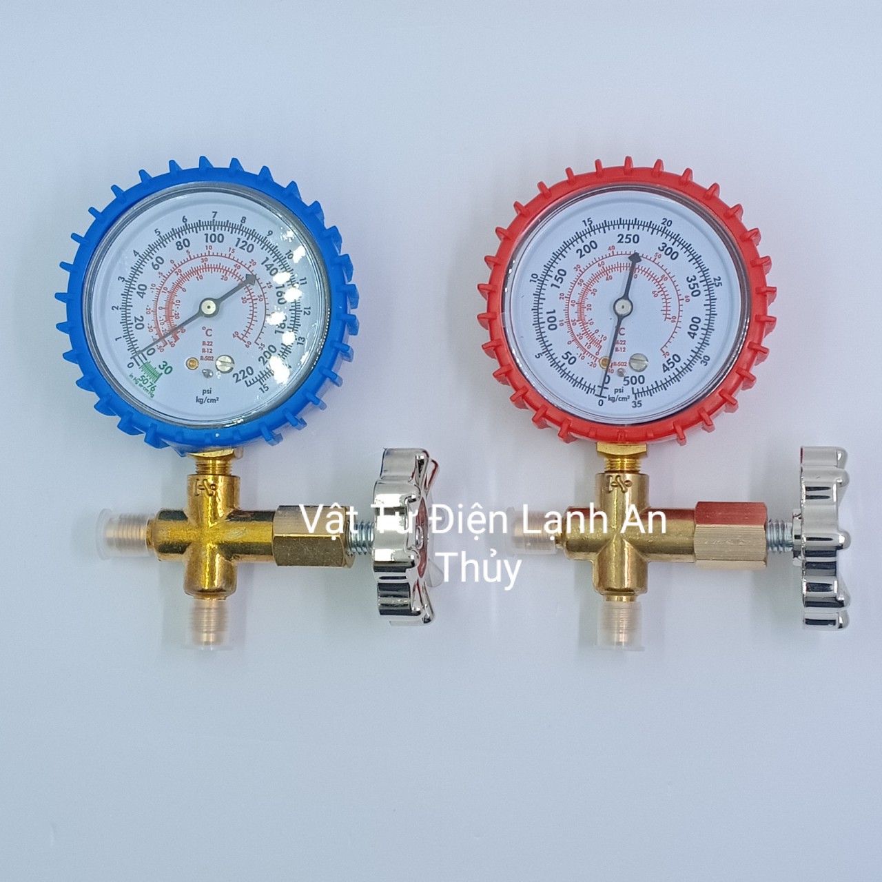 Đồng hồ nạp gas tủ lạnh điều hoà - Đồng hồ nạp gas máy lạnh đơn HONGSEN