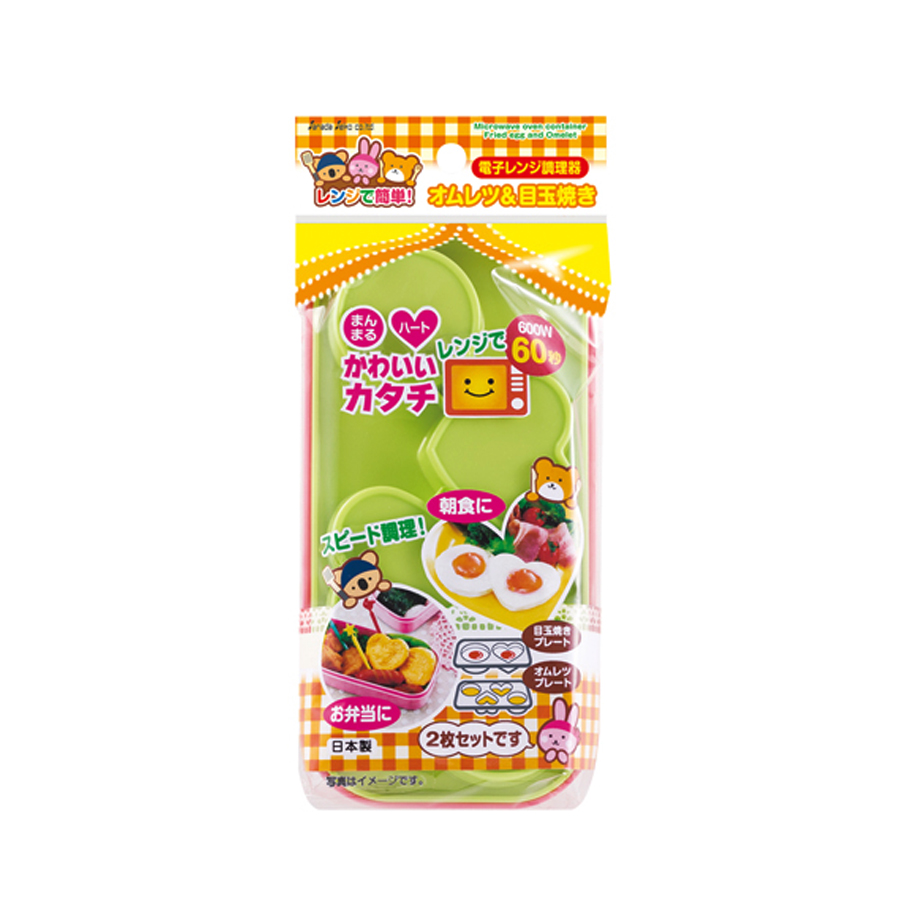 Khuôn Chiên Trứng Bằng Lò Vi Sóng - Nội Địa Nhật Bản