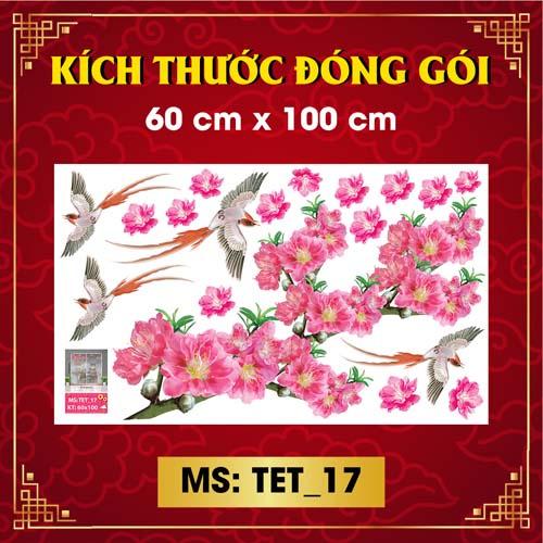 DECAL TRANG TRÍ TẾT NGUYÊN ĐÁN 2022 COMBO SỐ 13