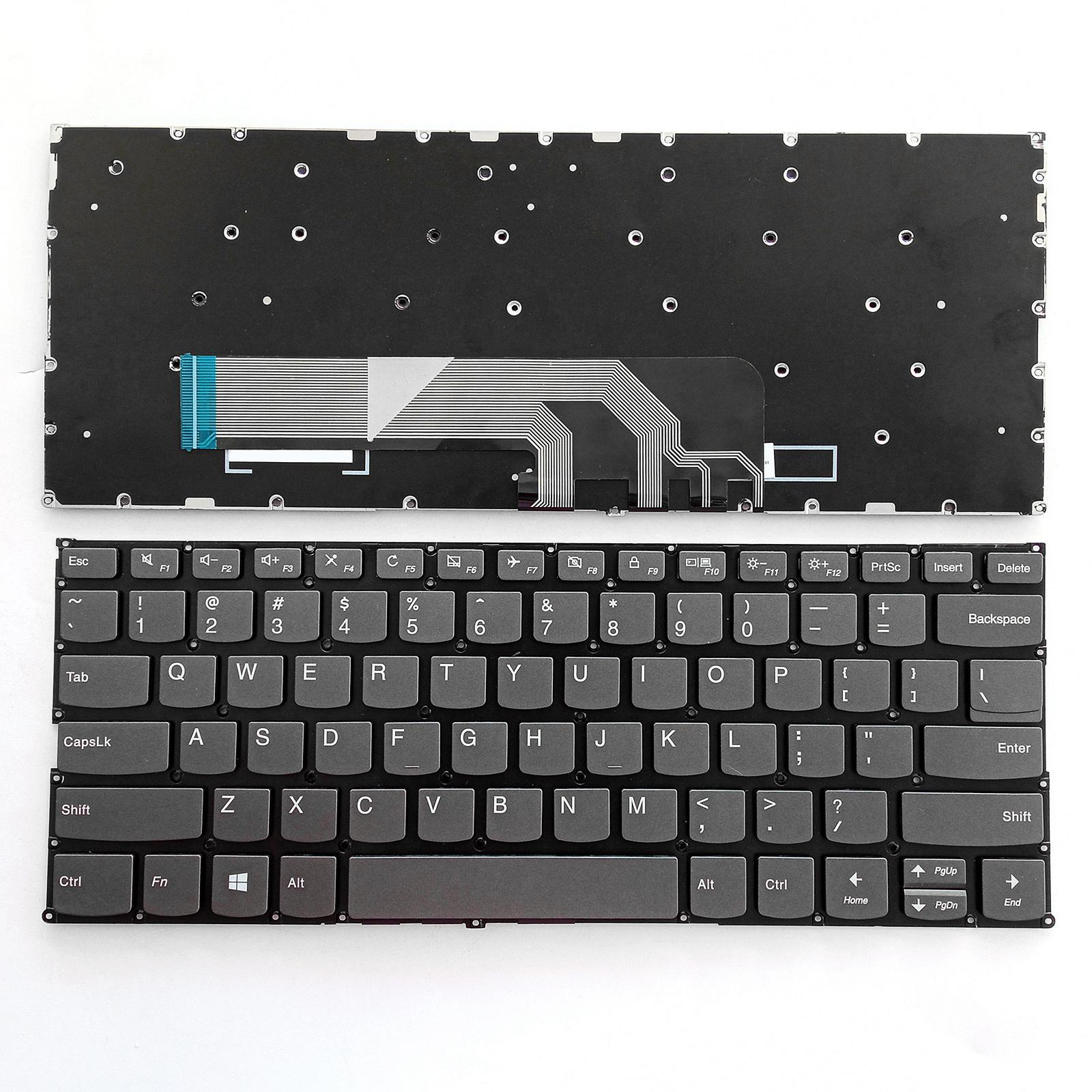 Replacement Keyboard US Layout Backlit Parts Durable English Professional Frameless Laptop Keypad for 530-14IKB 730-13IKB Yoga 530-14Arr