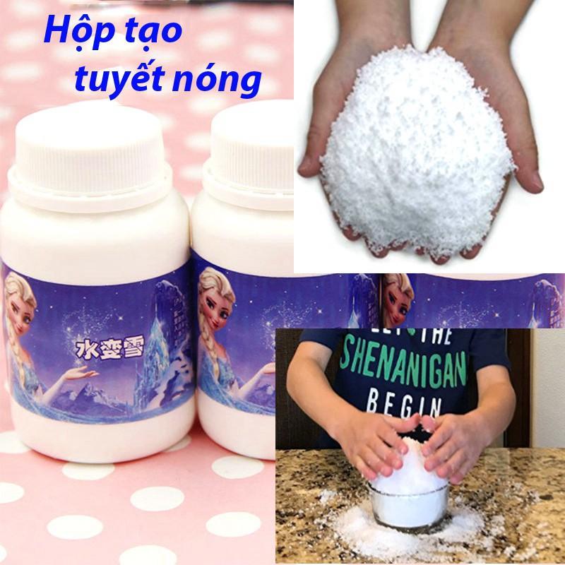 HỘP TẠO TUYẾT NHÂN TẠO MÀU TRẮNG MỊN - NGUYÊN LIỆU CHÍNH LÀM SLIME HÀNG LUÔN SẴN