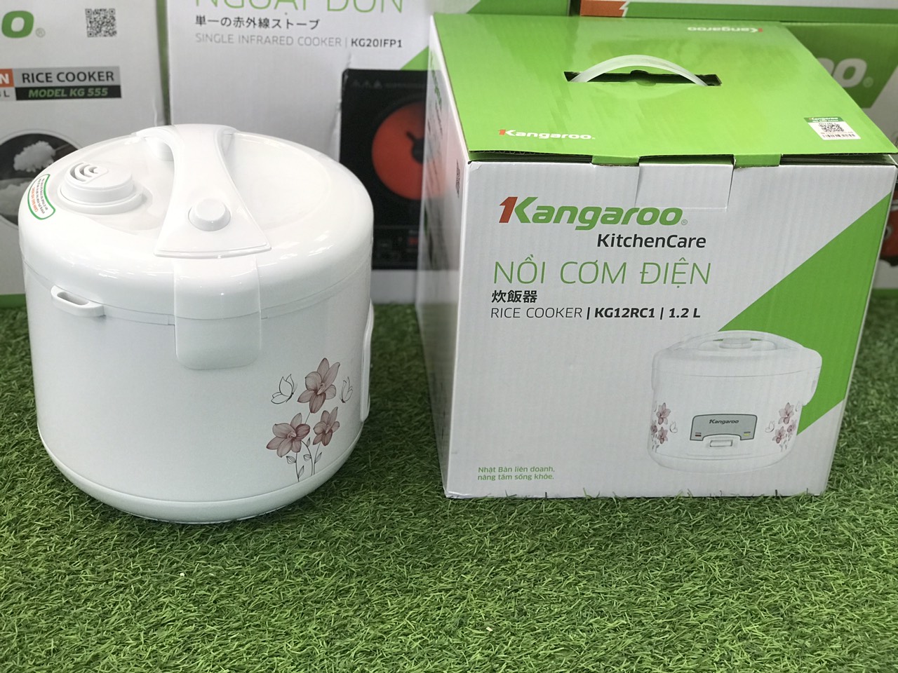 Nồi cơm điện Kangaroo KG12RC1 1.2L Hàng chính hãng