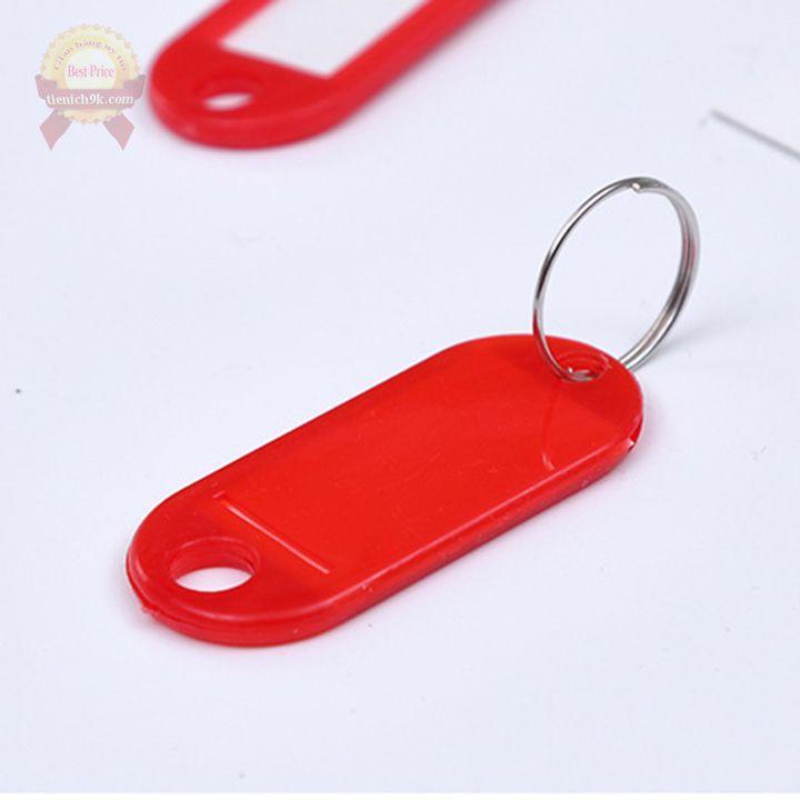 Combo 15 thẻ ghi nhớ chìa khóa 50x22mm nametag note ghi chú vali va li cặp túi sách học sinh
