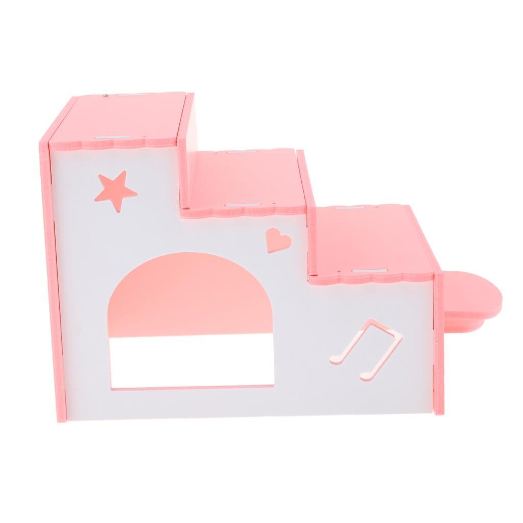 Small Animals Hamster House Cages Squirrel Villa Hut Play Toy