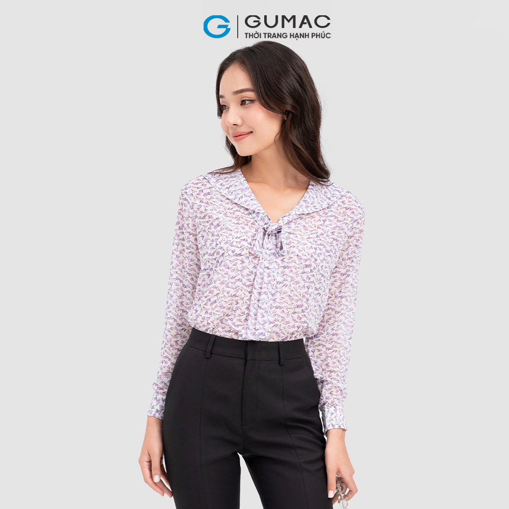 Áo kiểu GUMAC LA1104 bâu thủy thủ thanh lịch