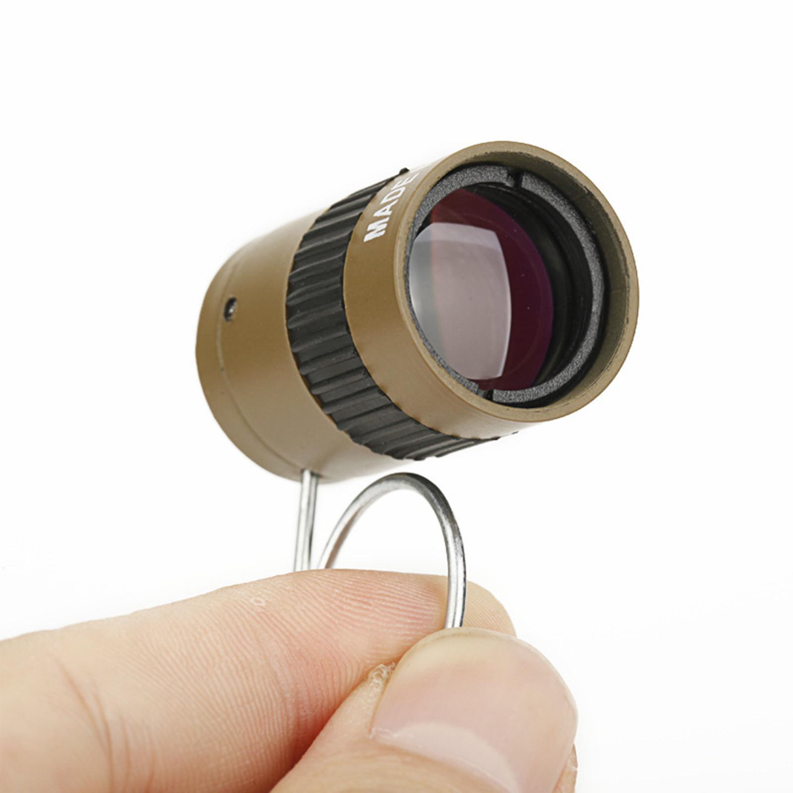Mini Monocular Telescope 2.5x17.5mm Pocket Lens for Hiking Bird Watching
