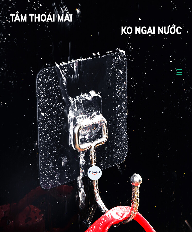 Móc Inox Dán Tường Chịu Lực 10KG Hamart Móc Treo Đồ Nặng Dán Tường Chất Lượng Cao