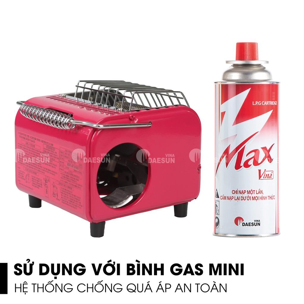 Máy Sưởi Gas Du Lịch Hàn Quốc NGH - 1200 | Sưởi Ấm Suốt 12H | Mặt Lưới Chrome | Hàng Chính Hãng