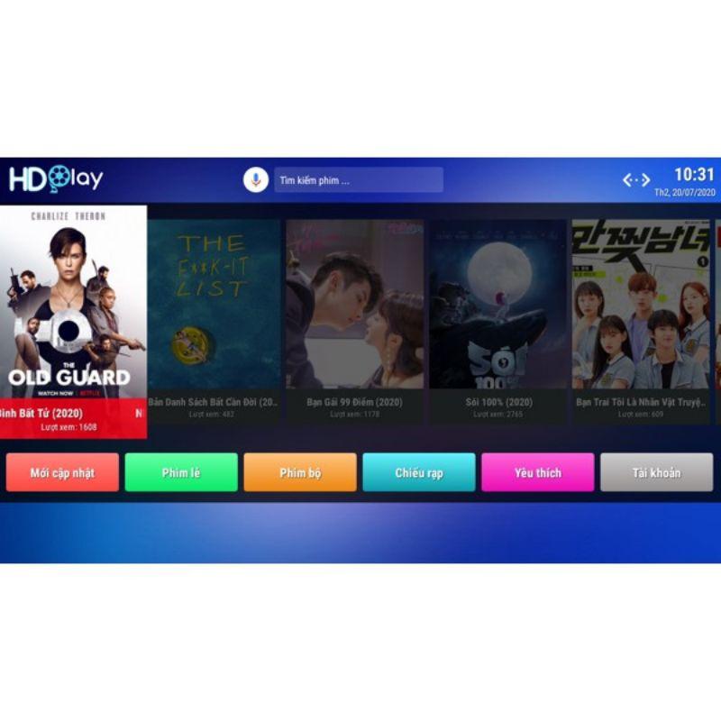 Box MyTV Net 2G , ROM 16 2020 androi 7.1.2 VINAGO -Hàng Chính Hãng