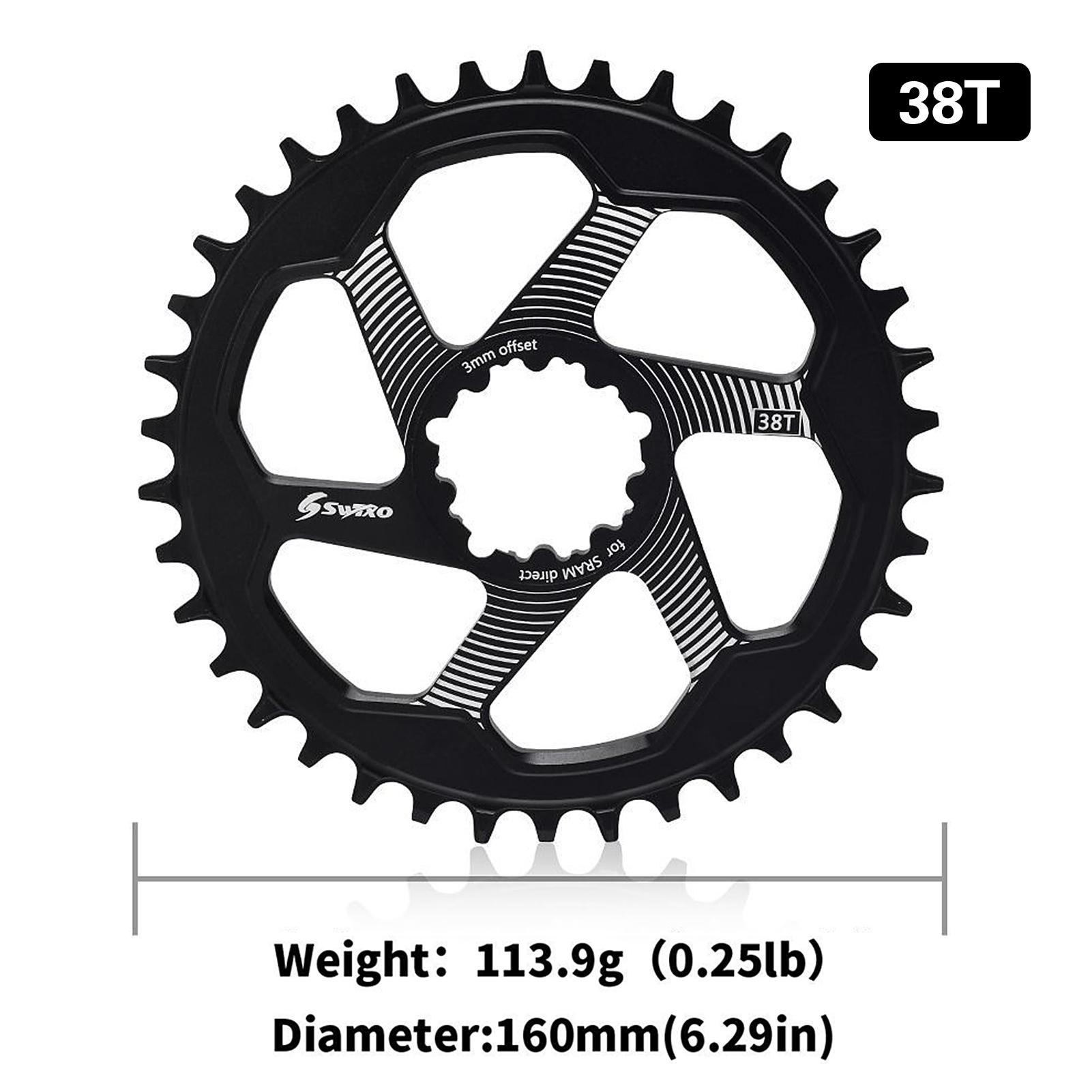 Bộ phụ kiện giò đạp leo núi SWTXO 170mm MTB với giá đỡ dưới cùng và chuỗi 30T/32T/34T/36T/38T