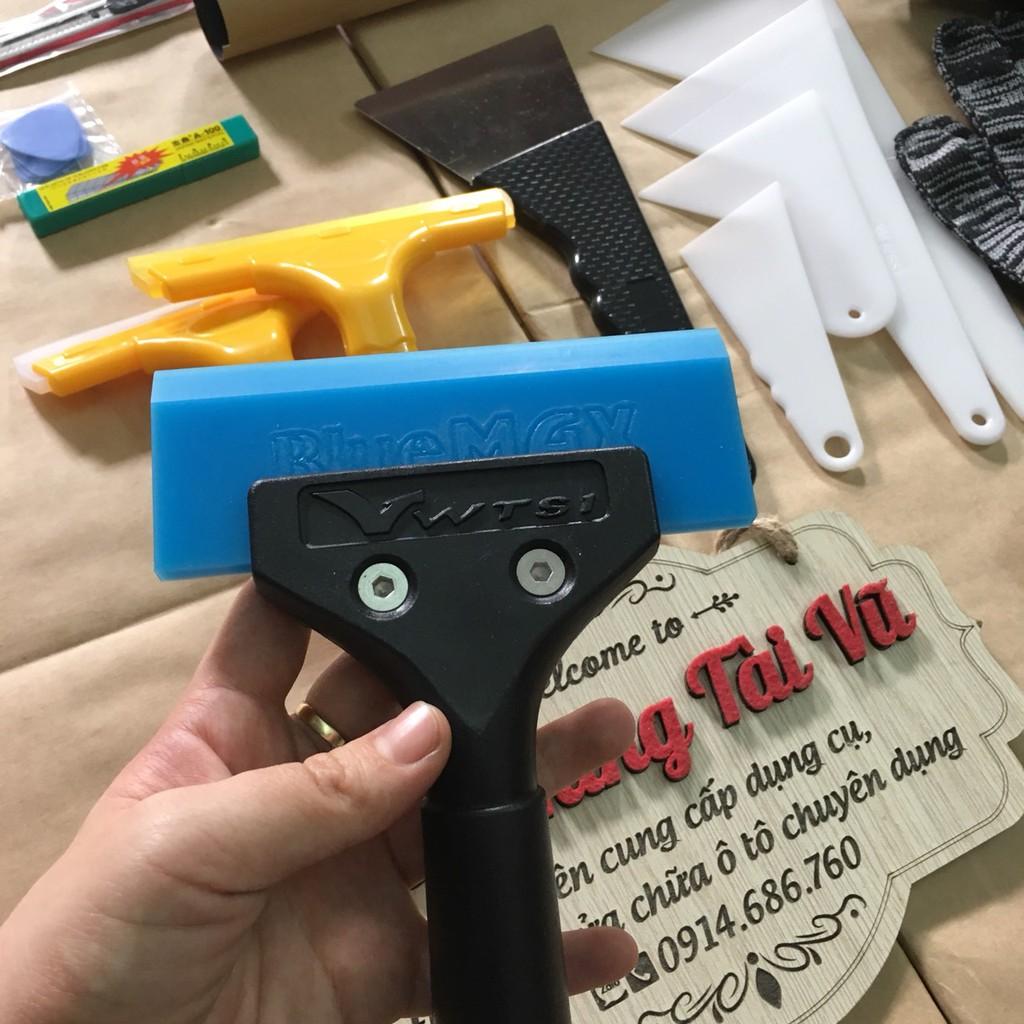 Dụng cụ dán phim, decal xe ô tô KÈM bình xịt, hàng xịn
