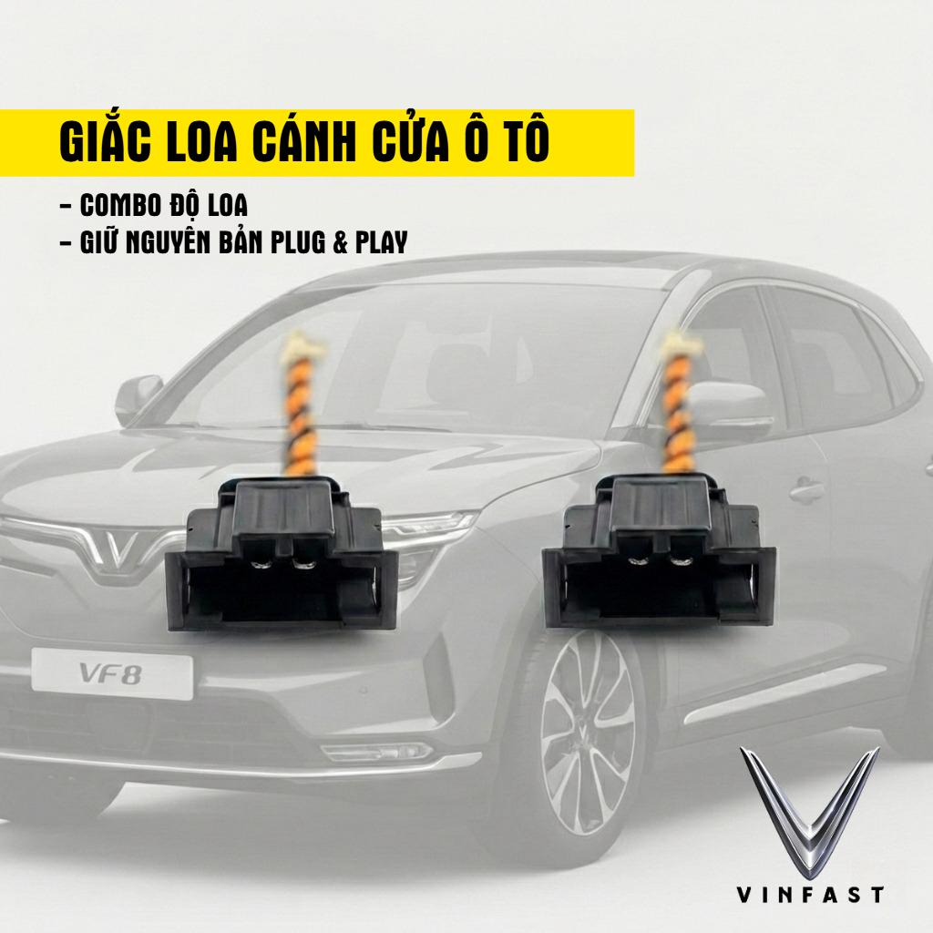 VINFAST | Combo dưỡng loa, giắc cắm VF 6, VF7 VF8 VF9 Lux A, Lux SA độ loa giữ nguyên bản và an toàn