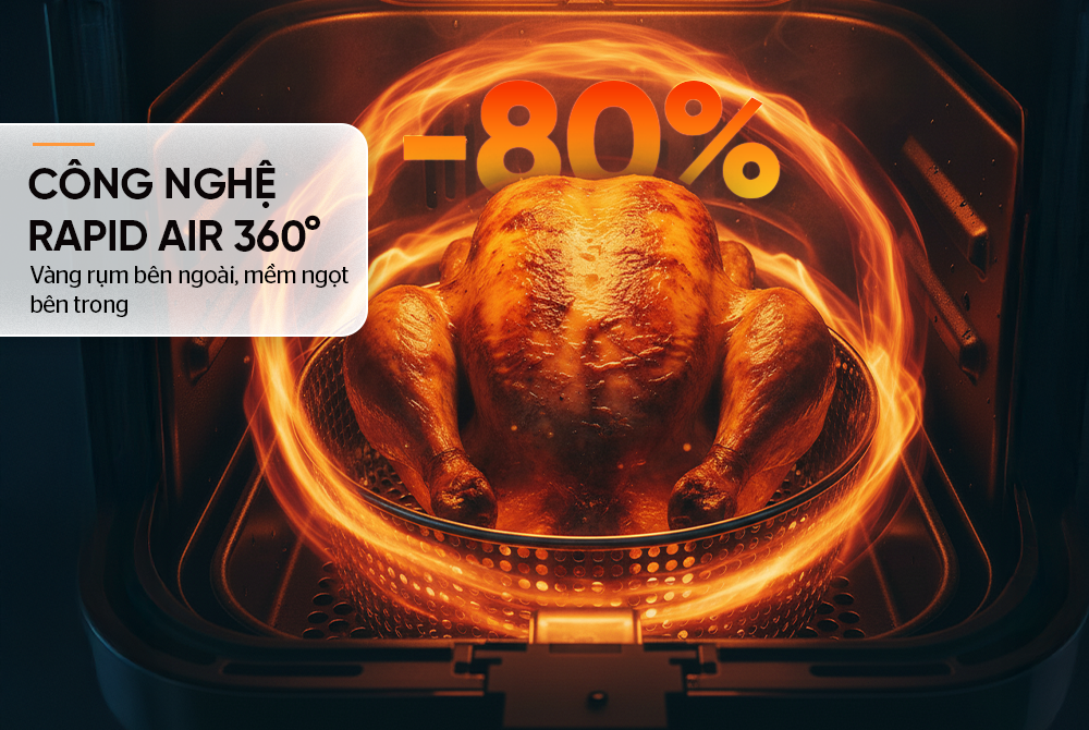 [Hàng chính hãng] Nồi chiên không dầu 6.5L Sunhouse SHD4032