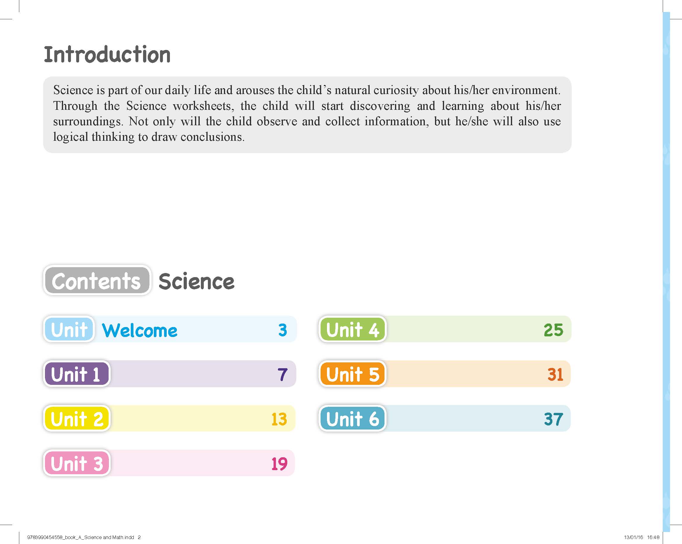 Hooray Let's Play Level A Math &amp; Science Activity Book