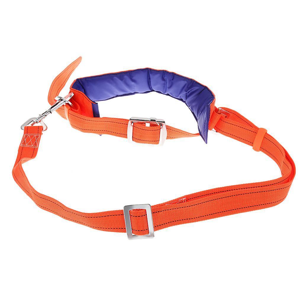 Rock Climbing Scaffold Harness Waist Belt Safety Fall Protection Lanyard Kit