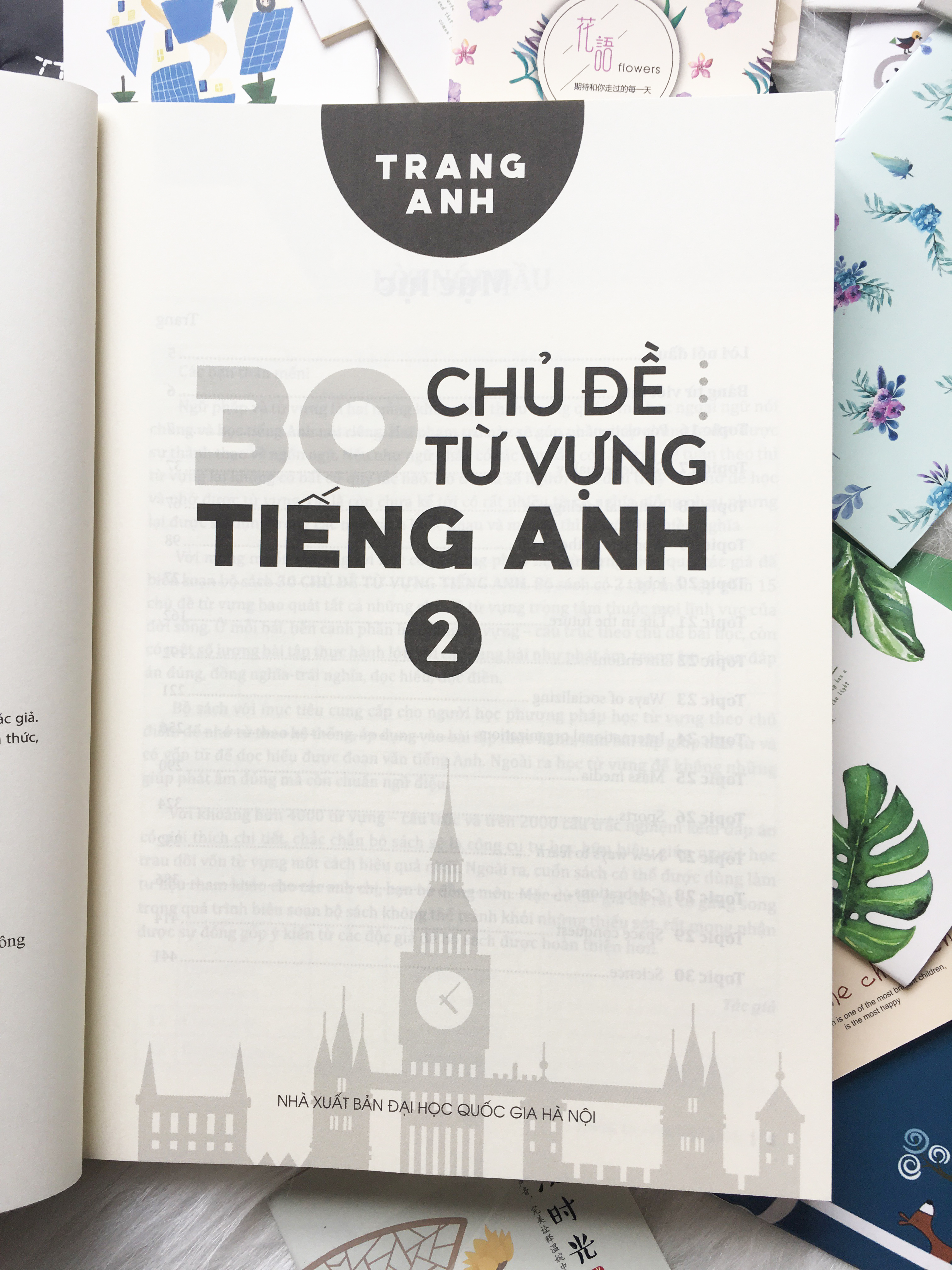 Combo 30 Chủ Đề Từ Vựng Tiếng Anh Tập 1 và Tập 2 - Tặng Kèm Sổ Tay Mini Siêu Dễ Thương