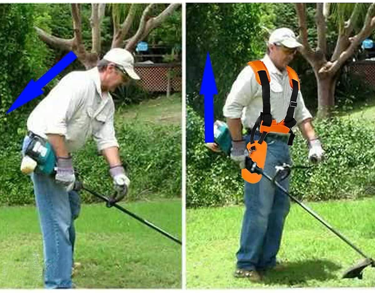 Dây đeo từ vai đến dây đeo vai, Dây đeo máy cắt cỏ