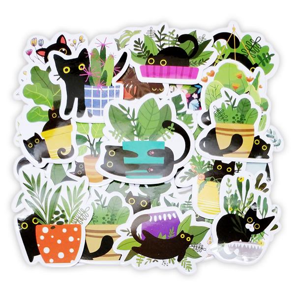 Sticker Đa Năng - Teenage CTE-066 - Black Cat