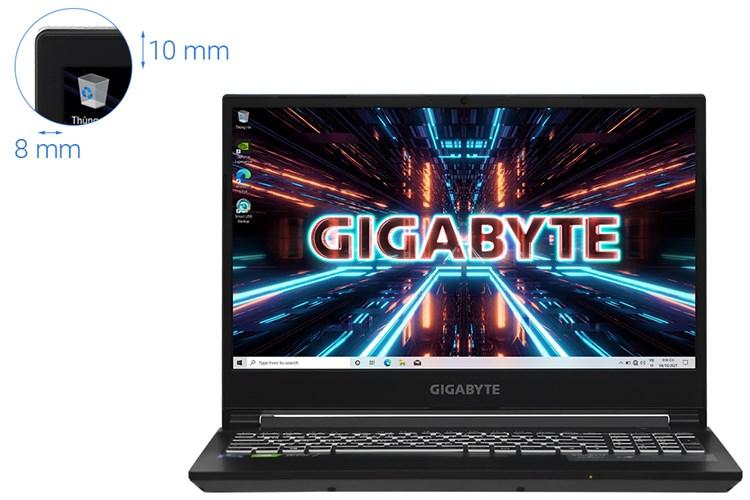 Laptop Gigabyte G5 i5 11400H/16GB/512GB/4GB RTX3050Ti/15.6&quot;F/144Hz/Win10/(51S1123SH)/Đen - Hàng chính hãng