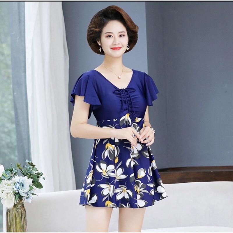 BỘ BƠI NỮ VÁY KÍN ĐẠI 45-90kg
