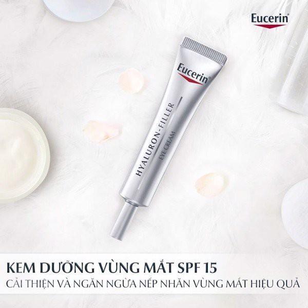 Eucerin Kem Ngăn Ngừa Lão Hóa Cho Vùng Mắt Hyaluron Filler 15ml